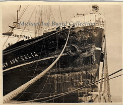 New Australia and the Tanker that hit her